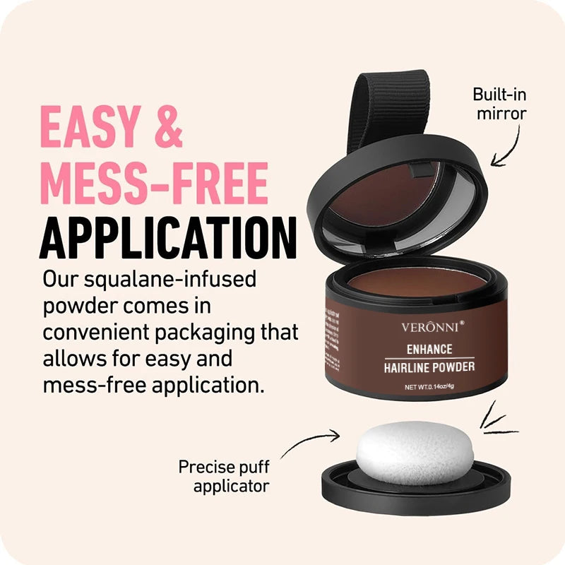 14 Color Hair Line Powder Black Root up Natural Instant Waterproof Hairline Shadow Concealer Coverage Paint Repair Fill in Hair
