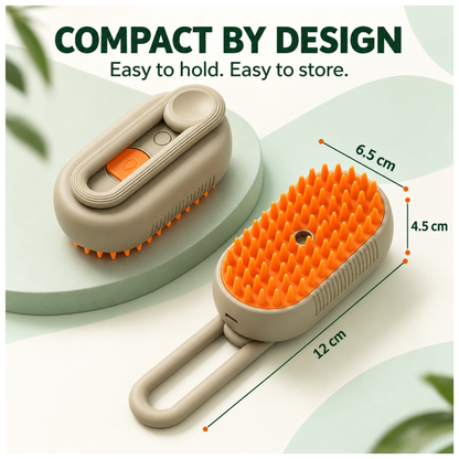 3-in-1 Grooming Brush for Cats & Dogs
